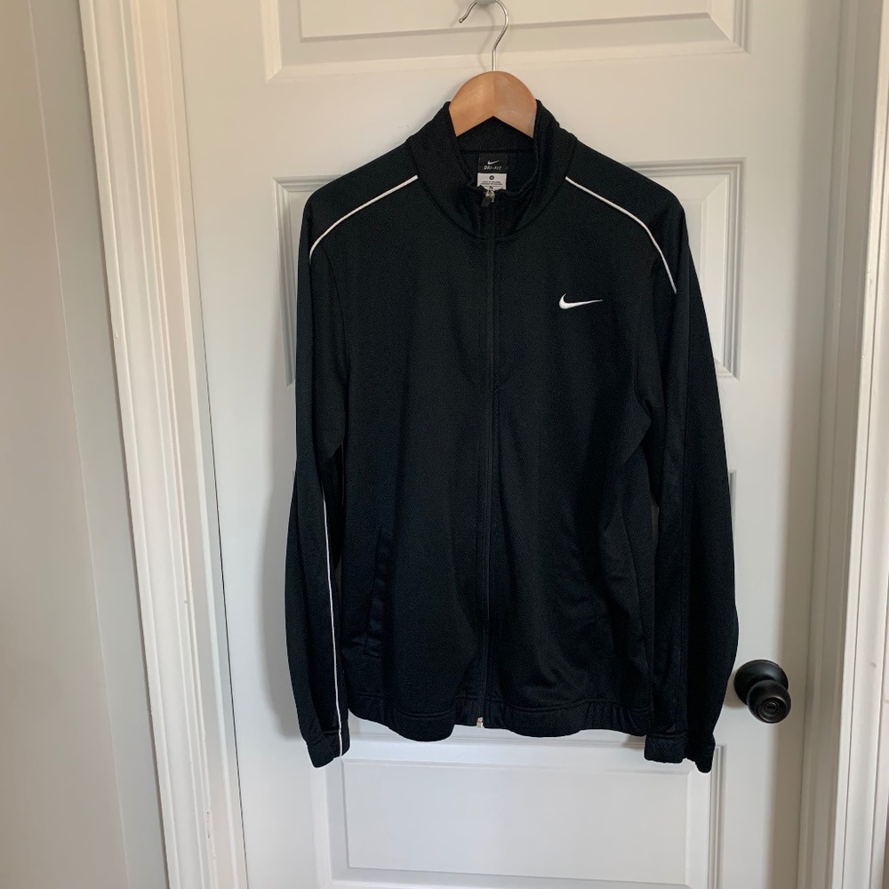 Nike Dri Fit Black Jacket Size M